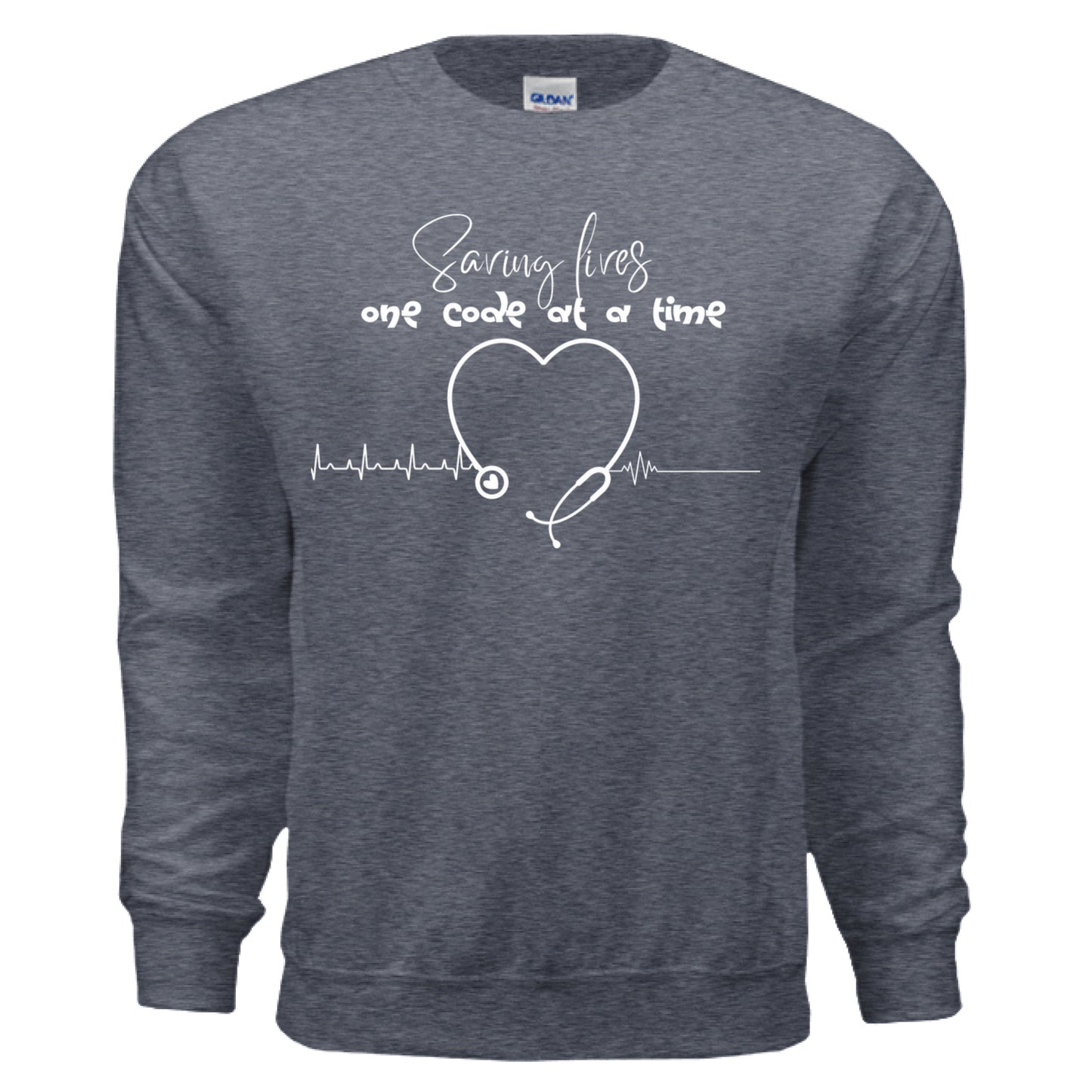 Heather Sport Dark Navy - FRONT