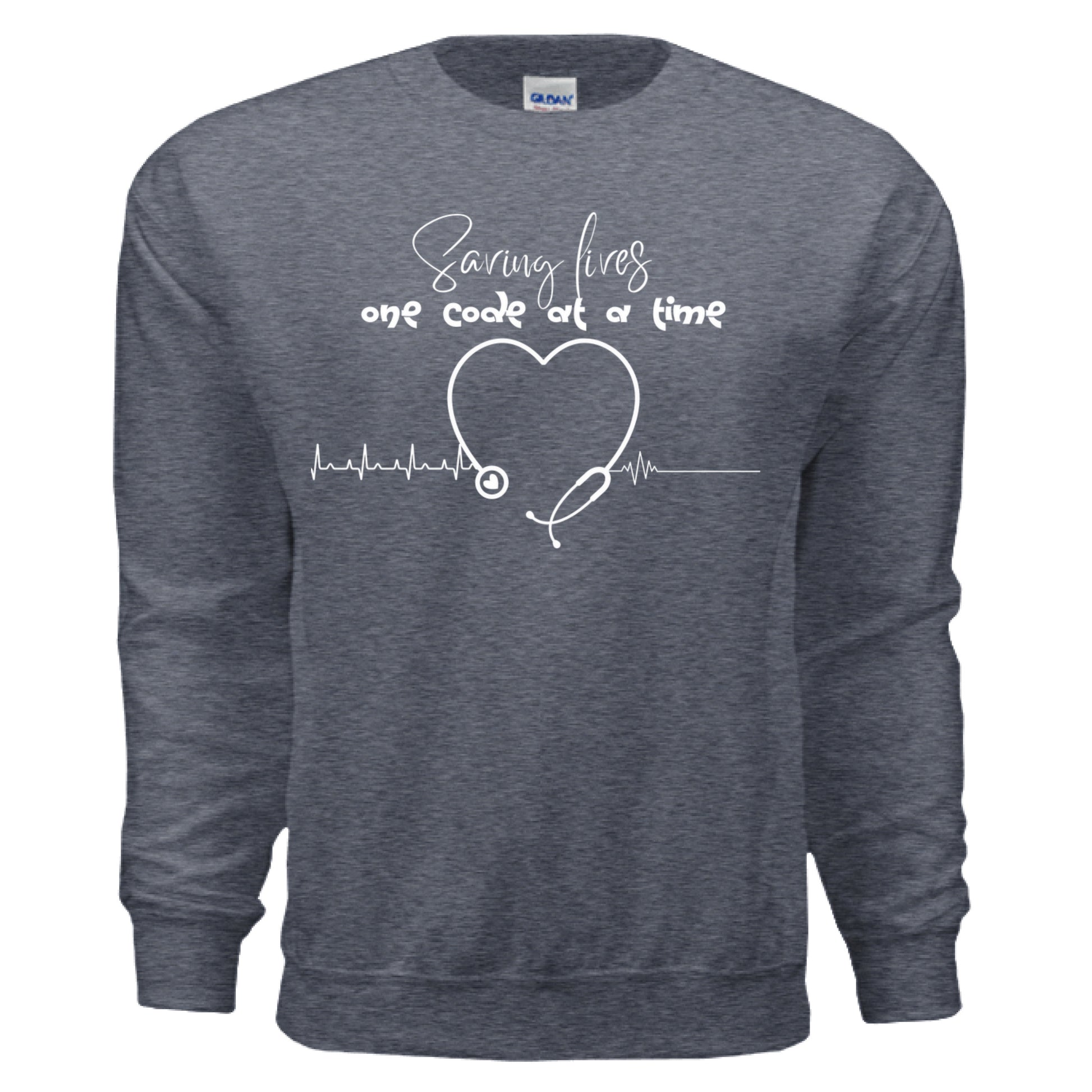 Heather Sport Dark Navy - FRONT