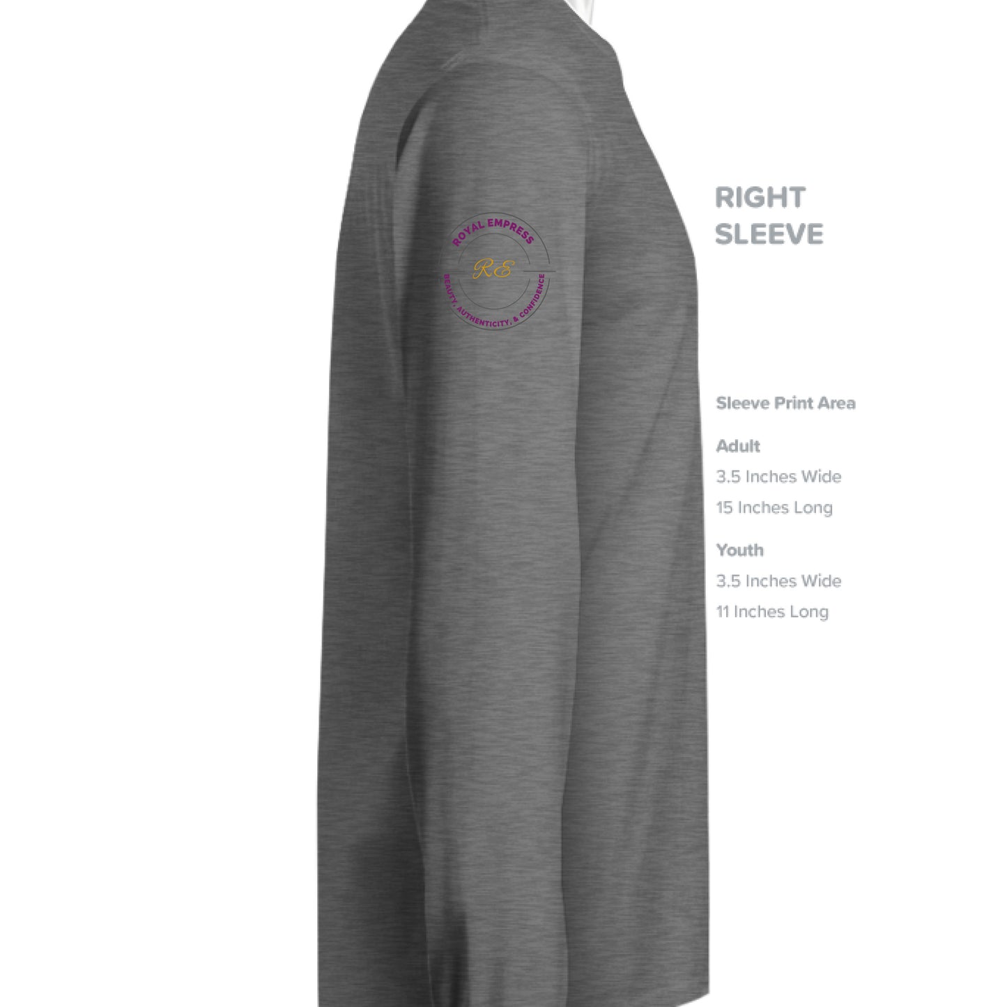 GRAPHITE HEATHER - SLEEVE_RIGHT