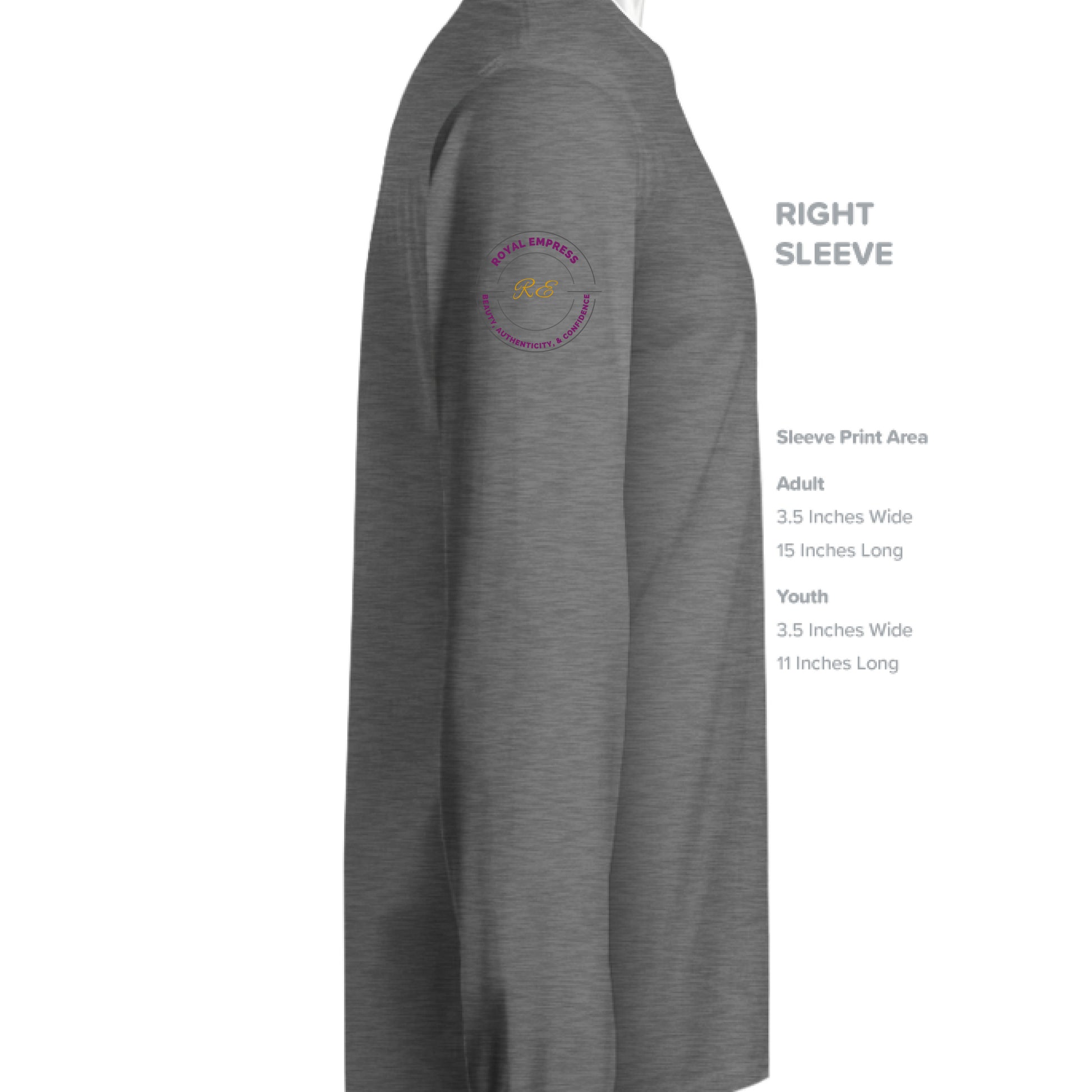 GRAPHITE HEATHER - SLEEVE_RIGHT