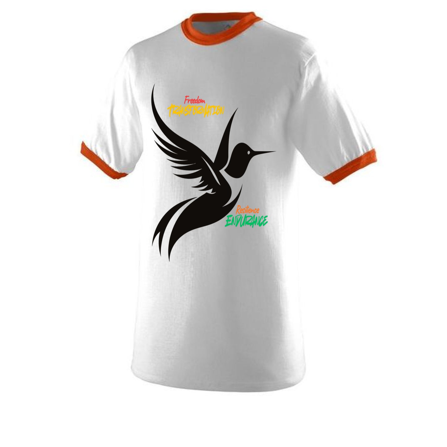 WHITE/ORANGE - FRONT