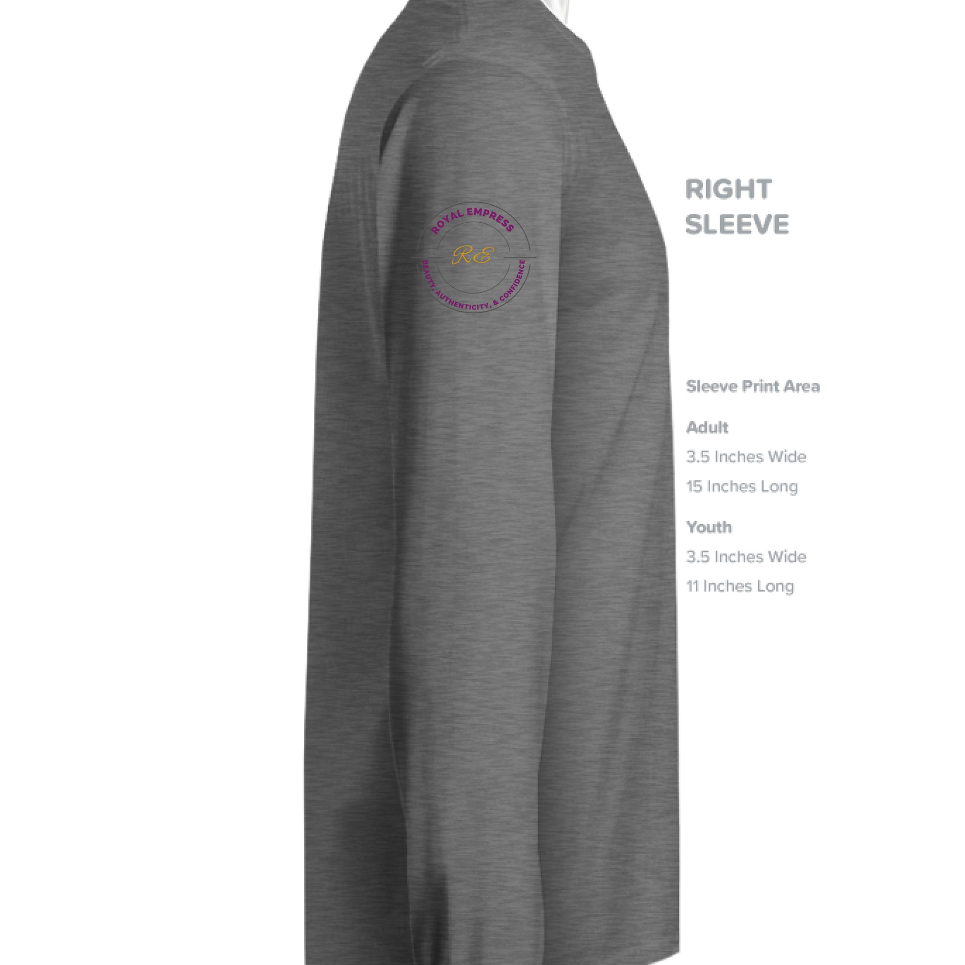 GRAPHITE HEATHER - SLEEVE_RIGHT