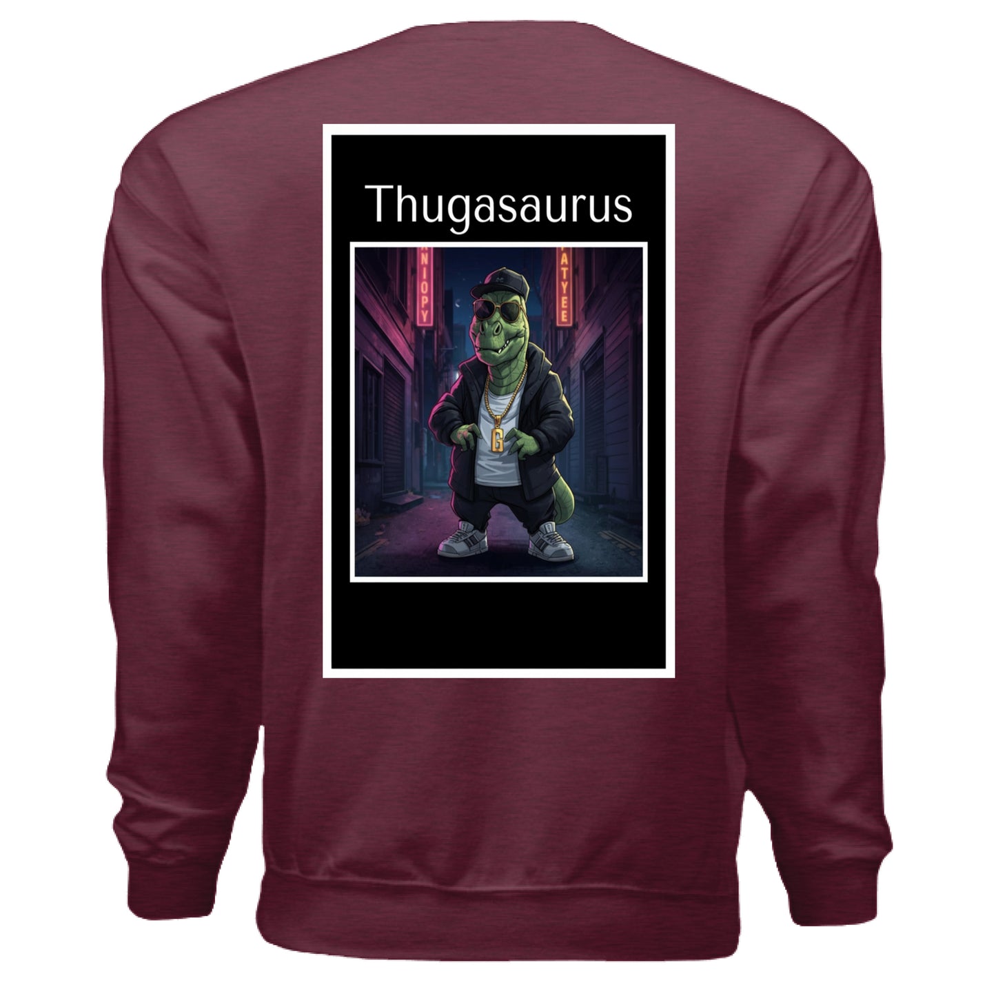 Heather Sport Dark Maroon - BACK