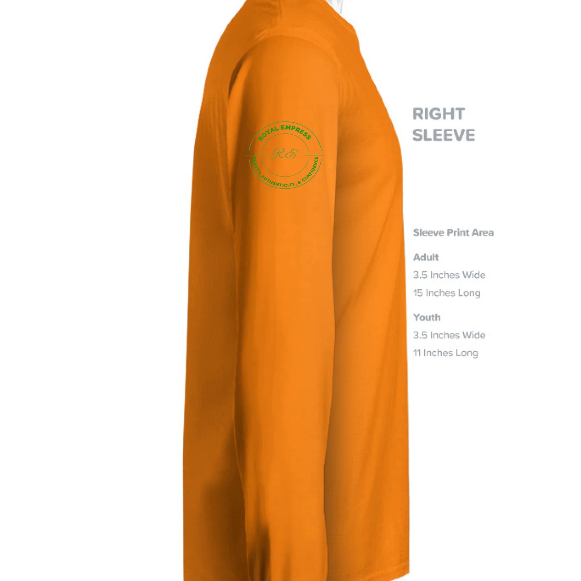 SAFETY ORANGE - SLEEVE_RIGHT