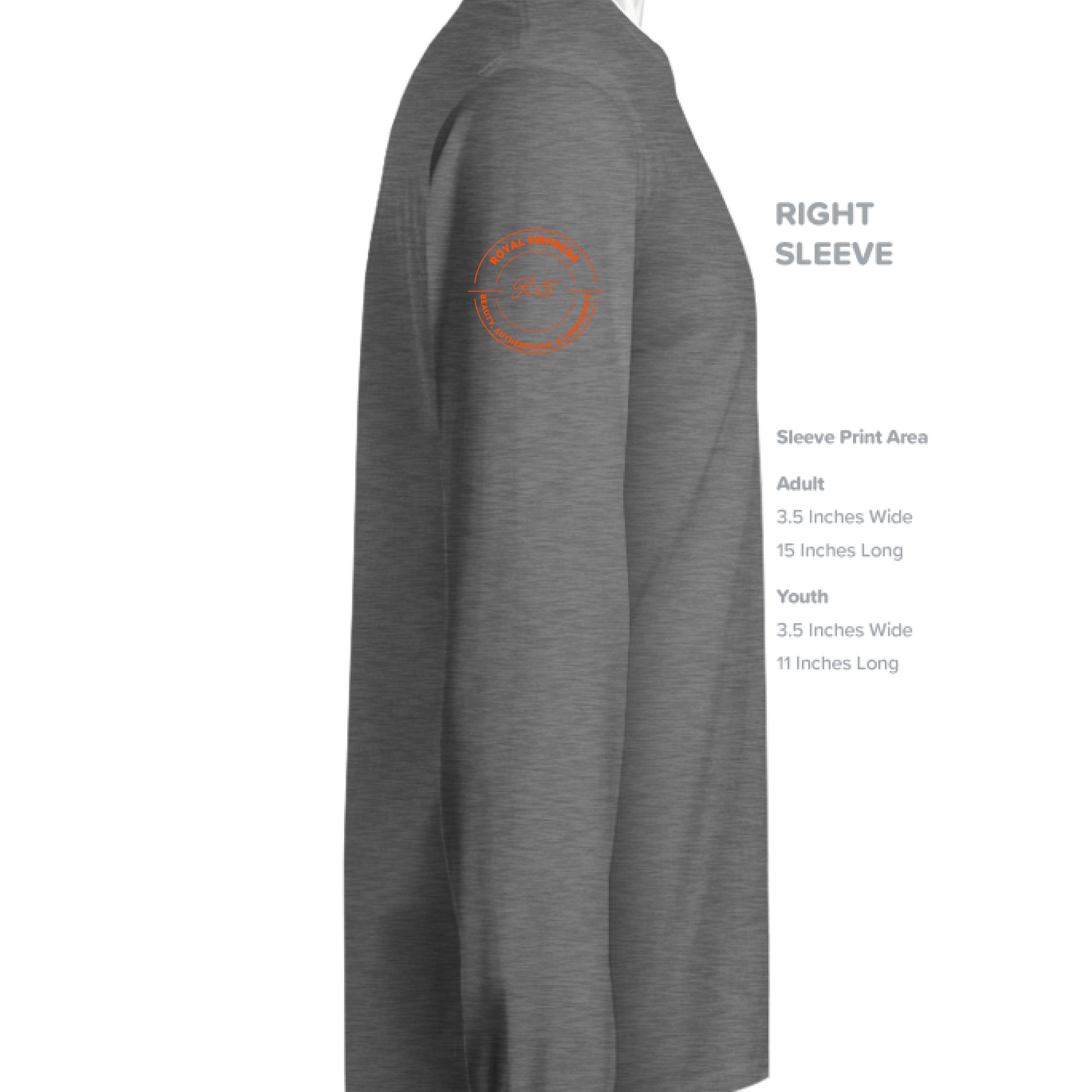 GRAPHITE HEATHER - SLEEVE_RIGHT