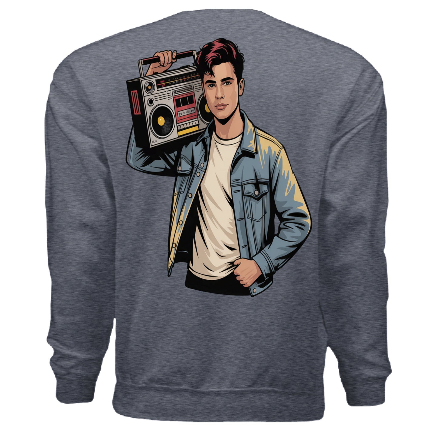 Heather Sport Dark Navy - BACK