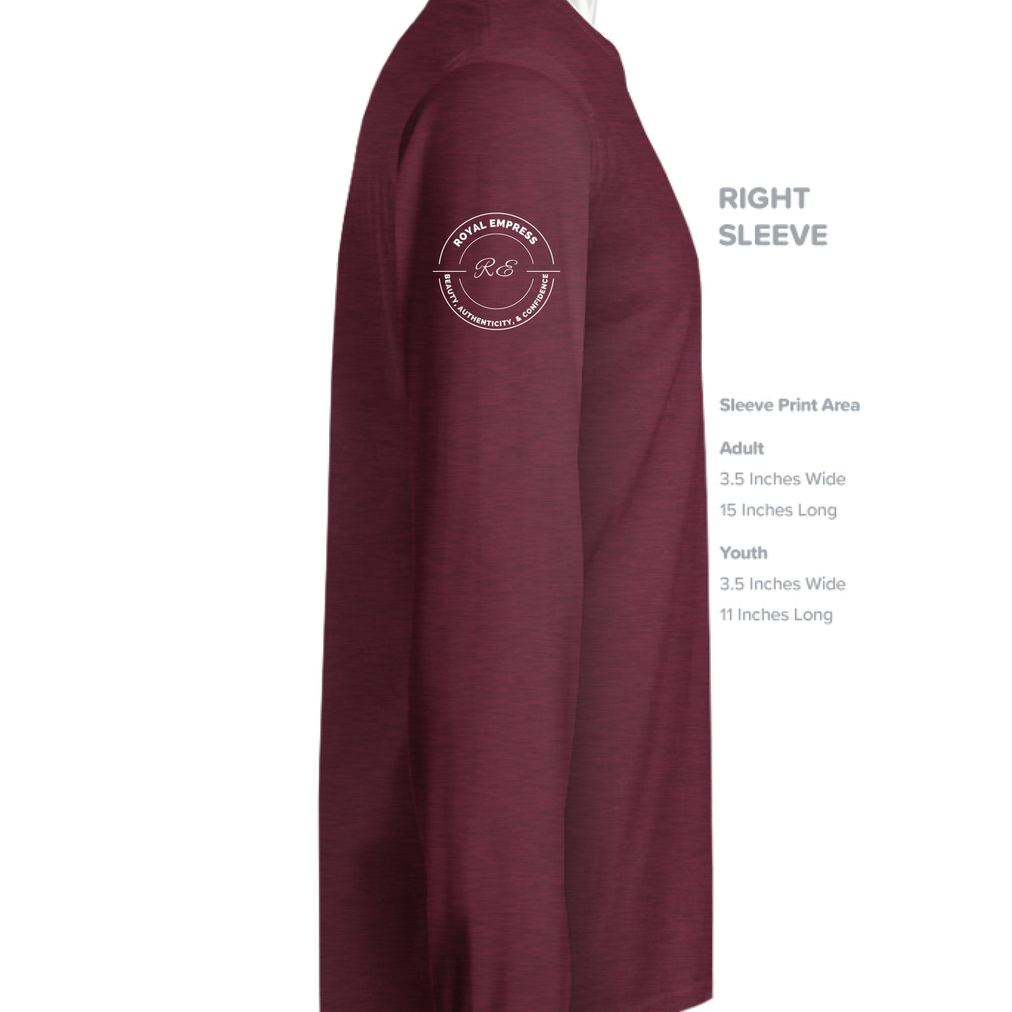Heather Sport Dark Maroon - SLEEVE_RIGHT