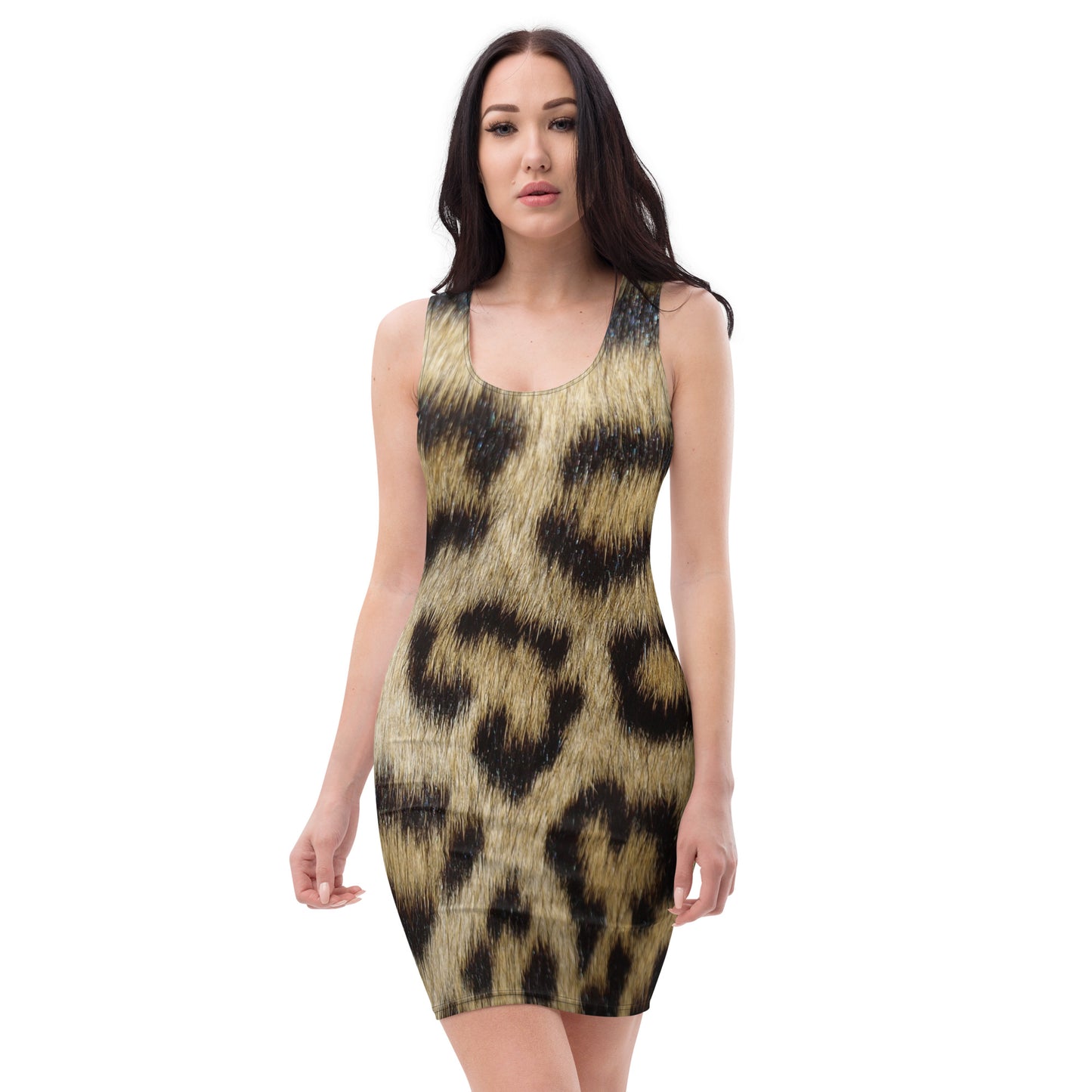 Cheetah Print Sublimation Cut & Sew Dress CT03