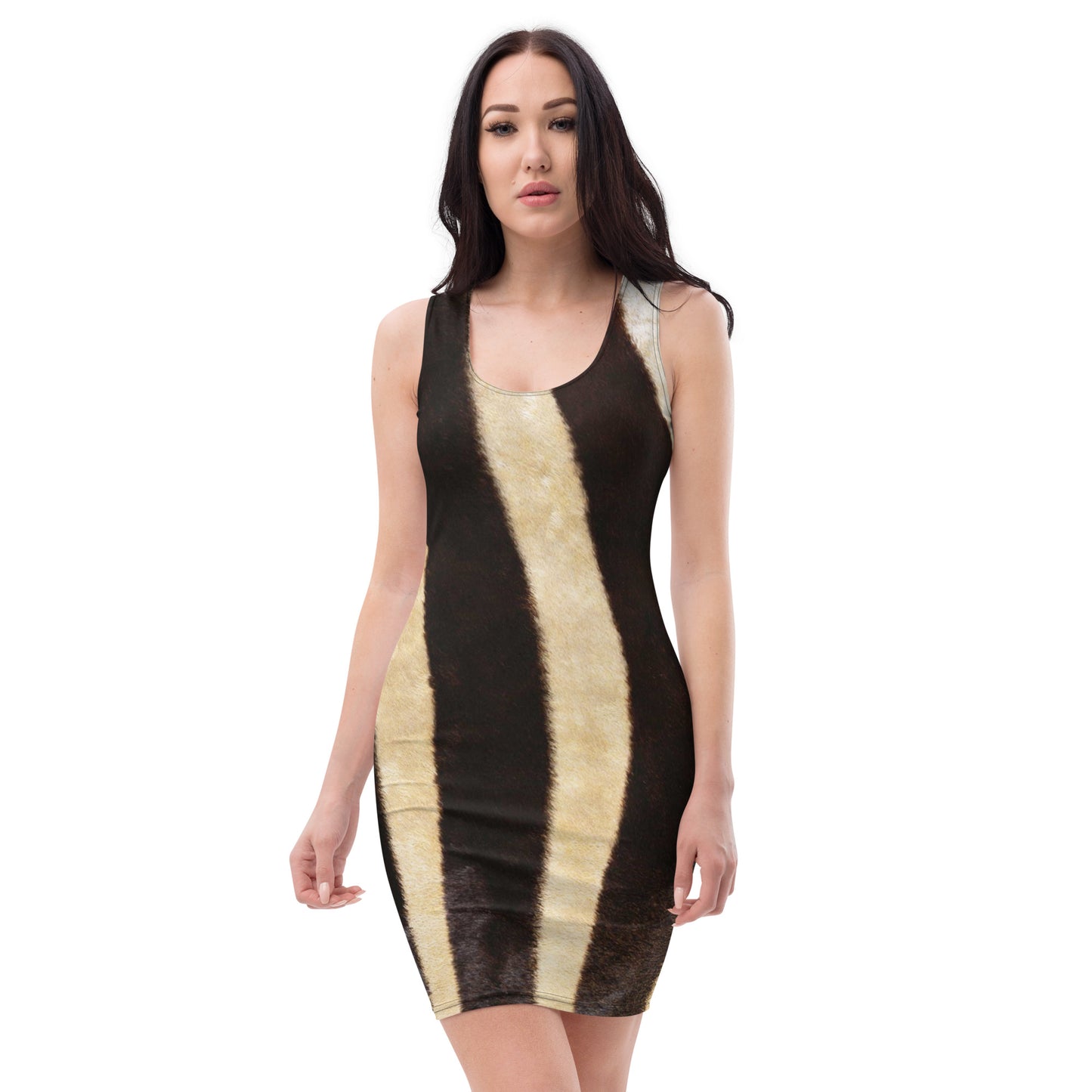 Cheetah Print Sublimation Cut & Sew Dress CT04