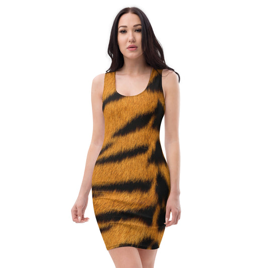 Cheetah Print Sublimation Cut & Sew Dress CT05