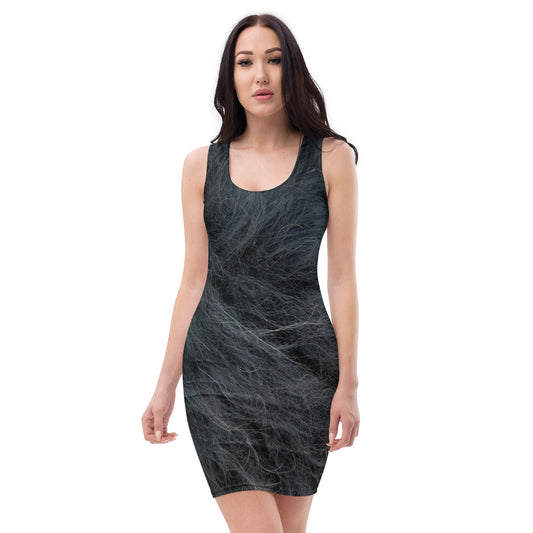 Fur Texture Sublimation Cut & Sew Dress CT10