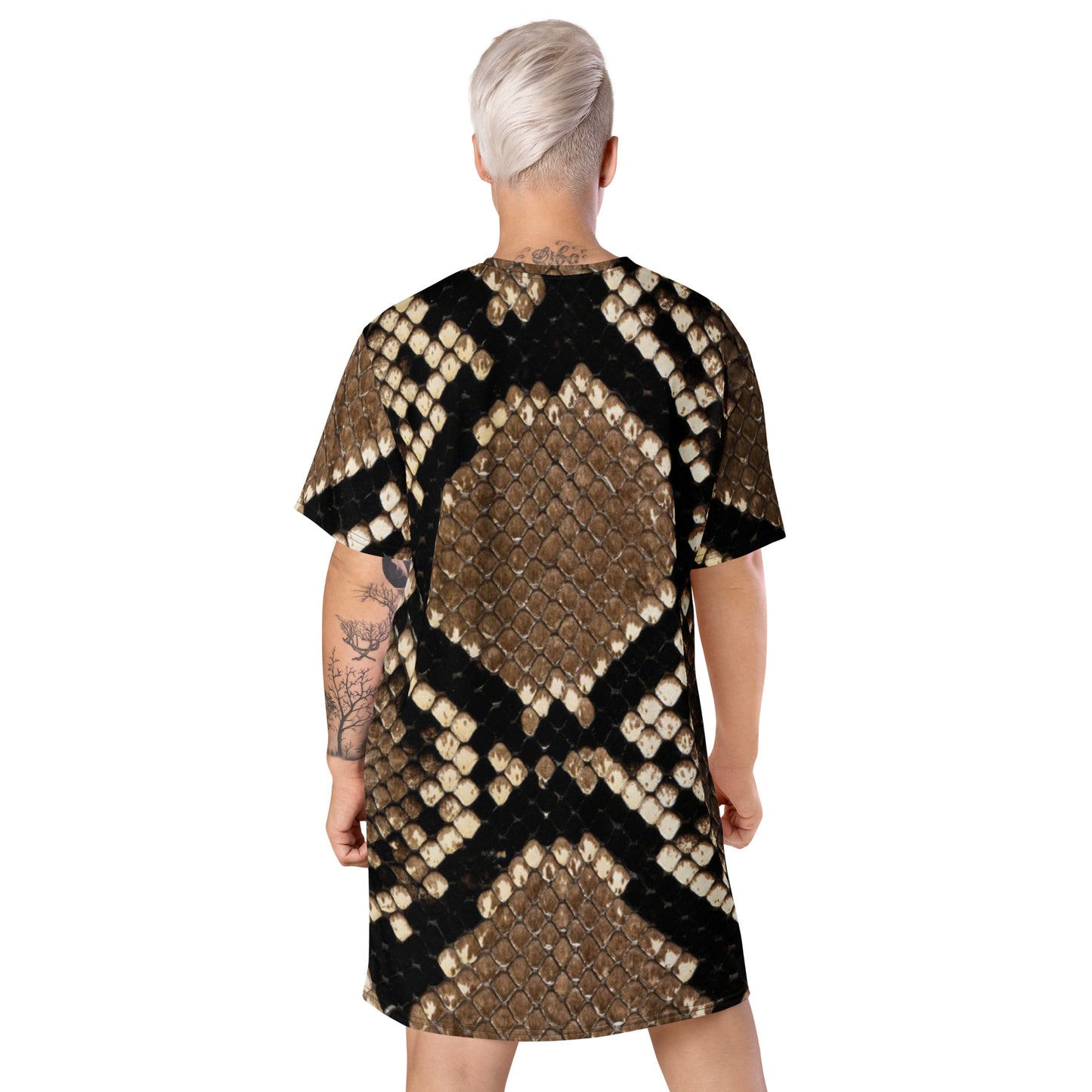 Cheetah Print T-shirt dress CT18