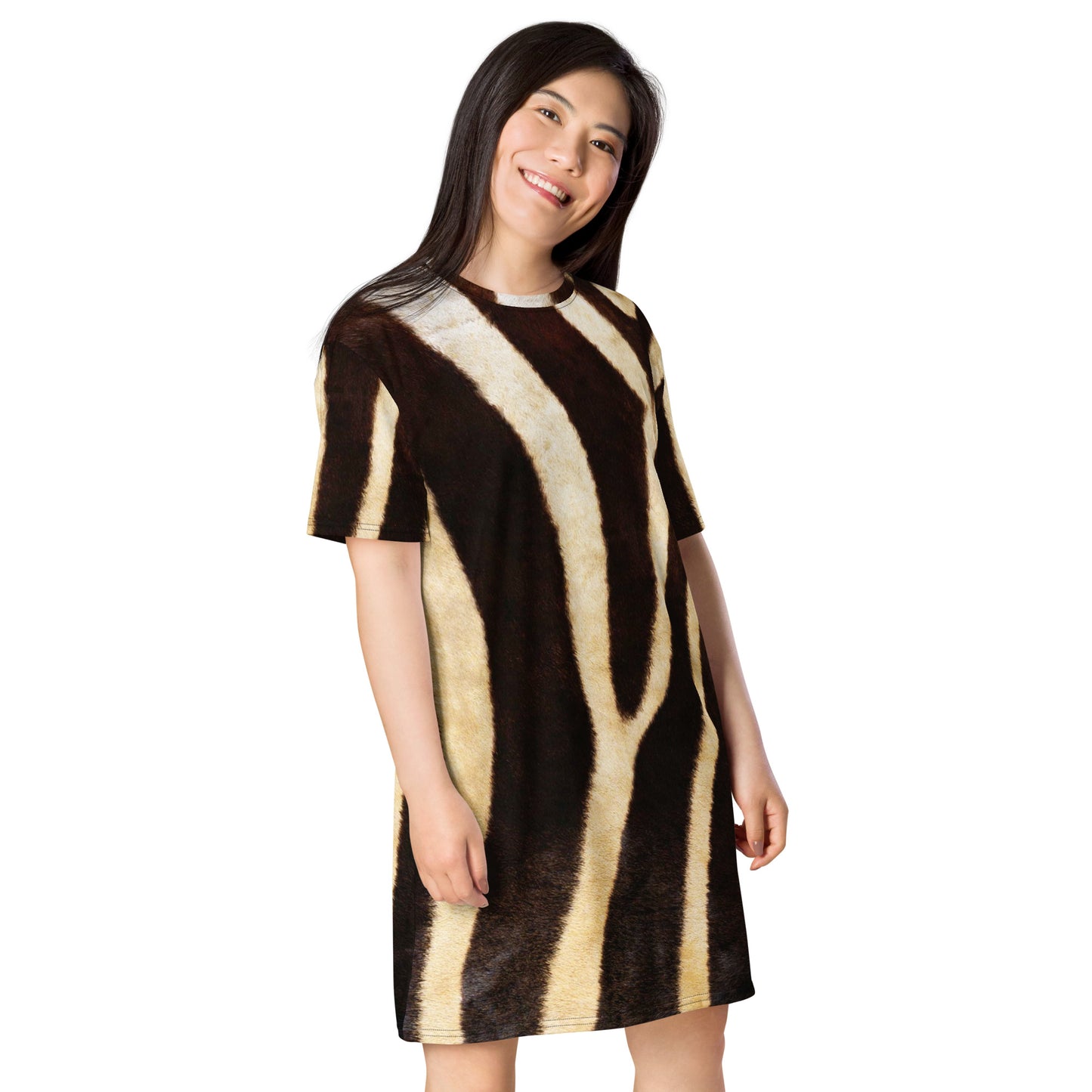 Cheetah Print T-shirt dress CT15