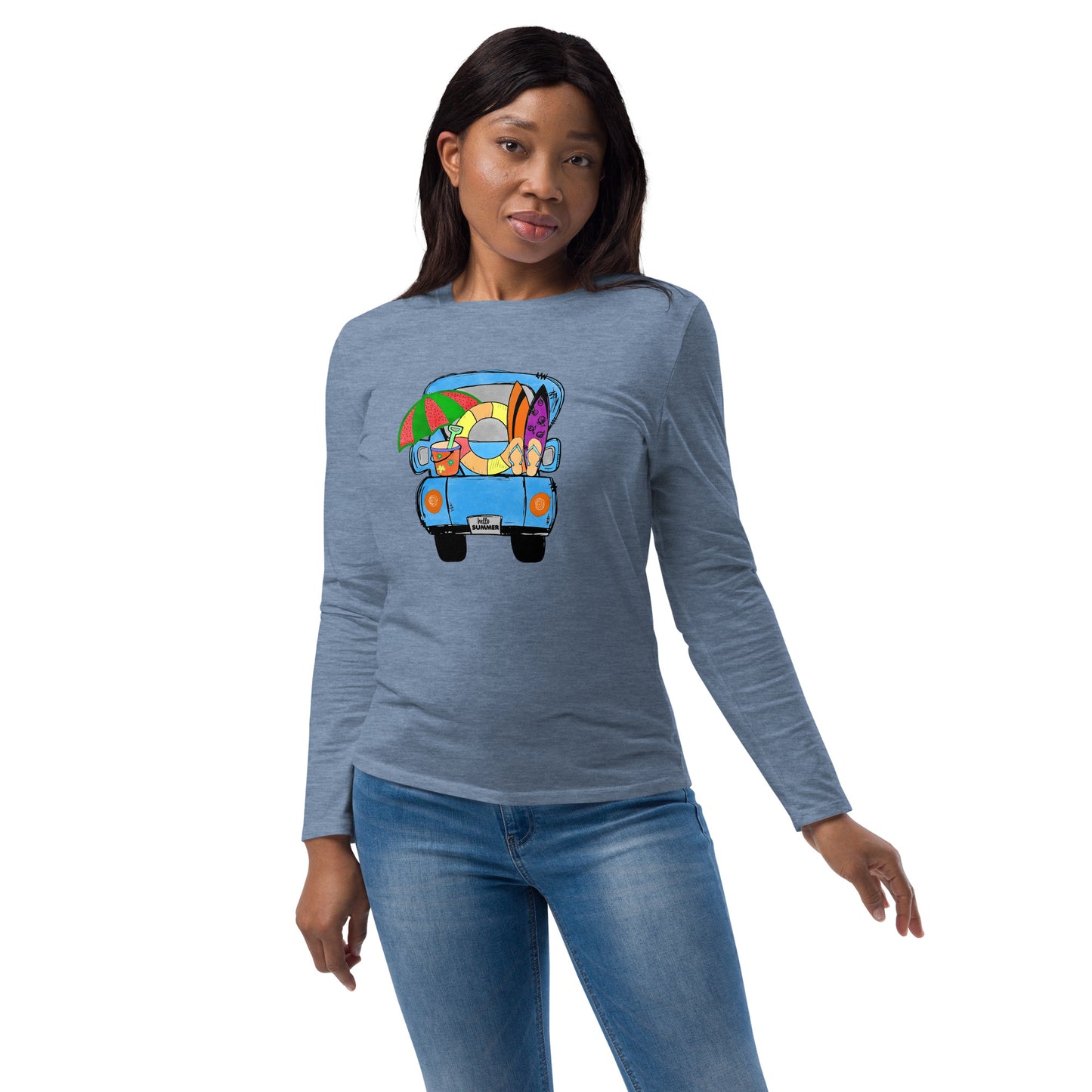 Beach Car Long Sleeve Shirt