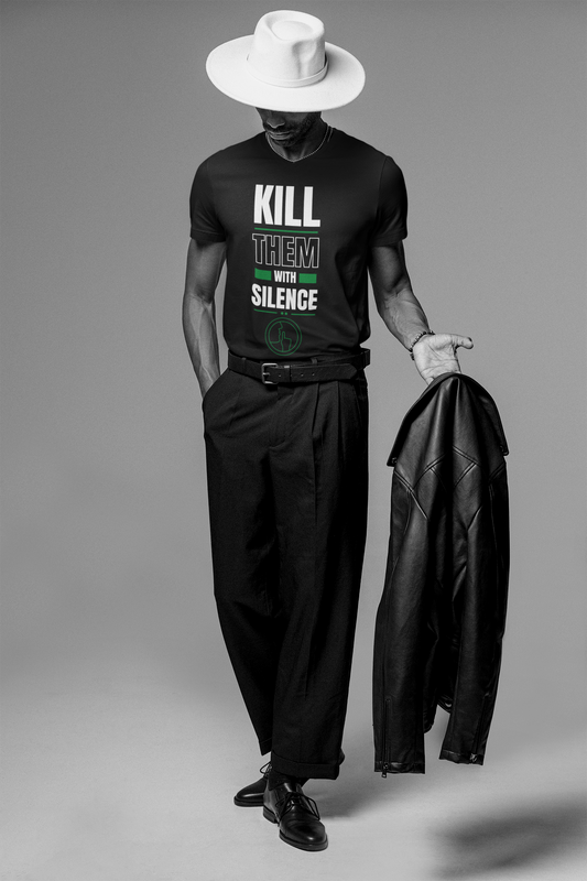 kill them with silence Unisex Jersey V-Neck Tee